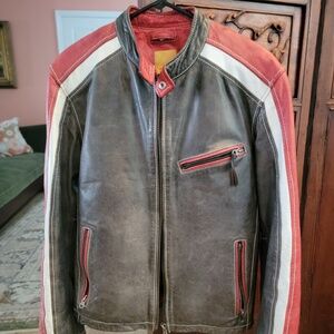 Theo leather jacket S